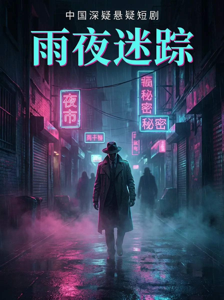 符文奥金棒 悬疑追踪短剧 - 雨夜迷踪海报